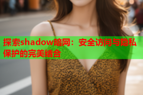 探索shadow暗网：安全访问与隐私保护的完美结合