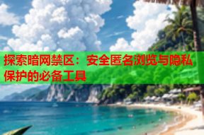 探索暗网禁区：安全匿名浏览与隐私保护的必备工具