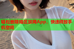 轻松删除暗区禁网App，快速释放手机空间