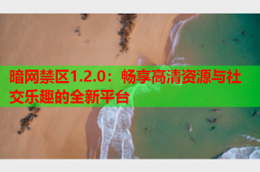 暗网禁区1.2.0：畅享高清资源与社交乐趣的全新平台