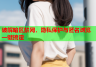 破解暗区禁网，隐私保护与匿名浏览一键搞定