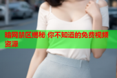 暗网禁区揭秘 你不知道的免费视频资源