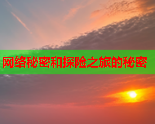 网络秘密和探险之旅的秘密  第2张